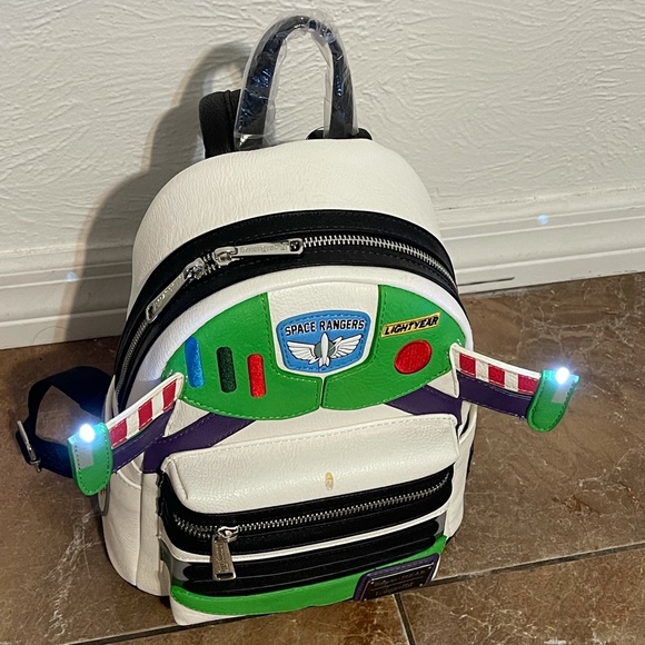 Loungefly Disney Buzz Lightyear Light Up Backpack - Picture 9 of 9